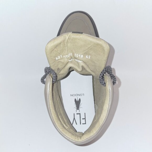 FLY LONDON Samu NEW Leather Men's High-Top Sneaker 42 EU/9 US or 10.5 US Women - Picture 5 of 8